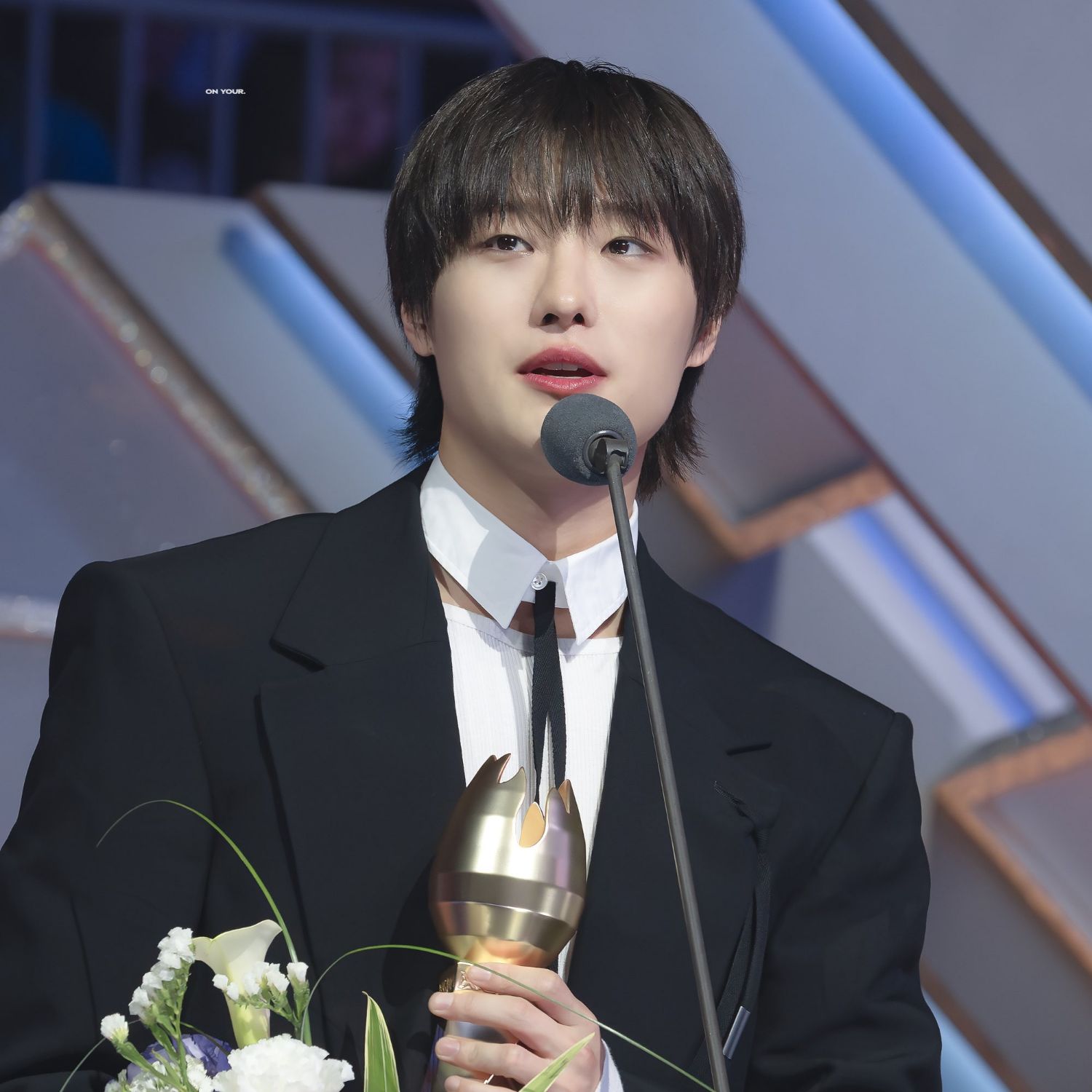 A moment captured by WOODZ's fan