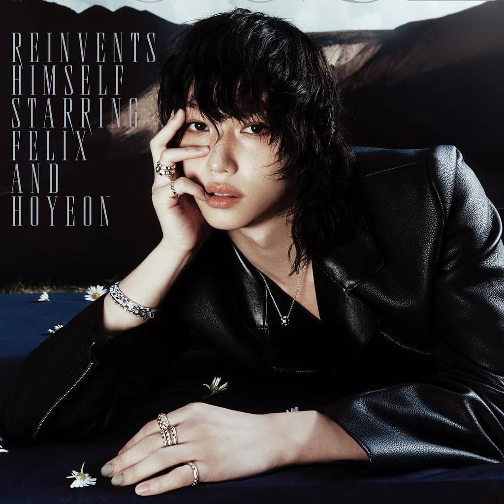 Recent activity shot of Felix (Stray Kids)