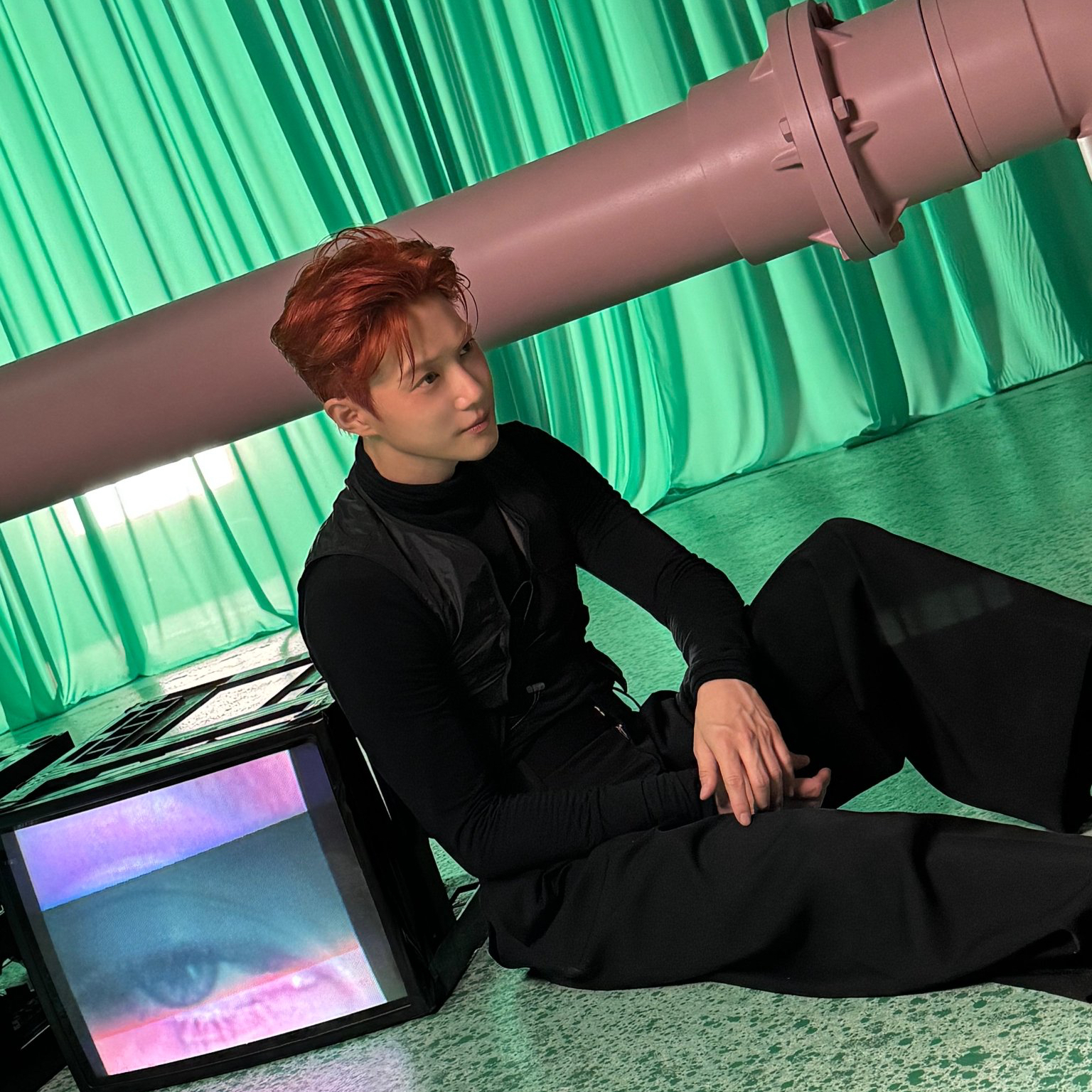 Recent activity shot of Suho (EXO)