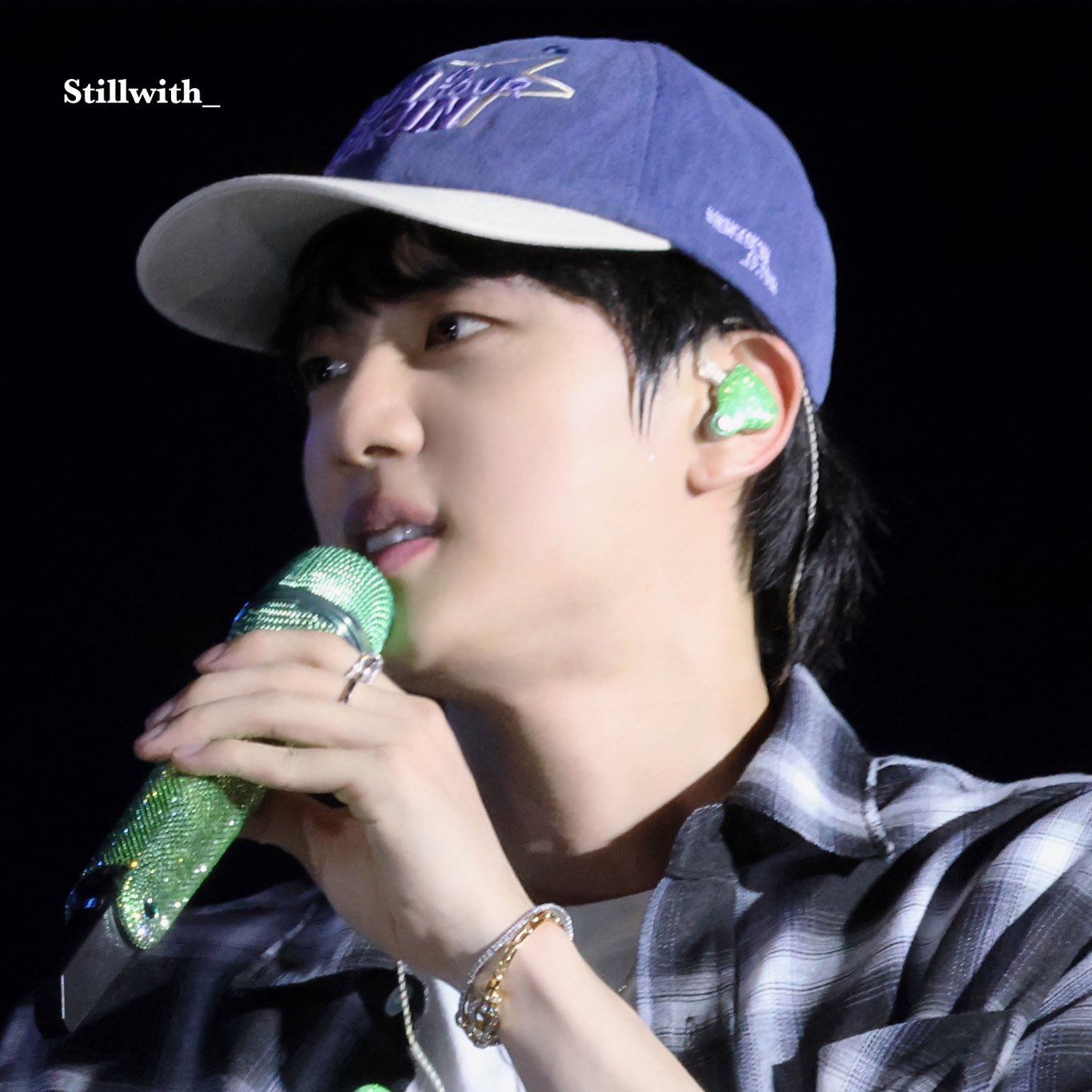 Recent activity shot of Jin (BTS)