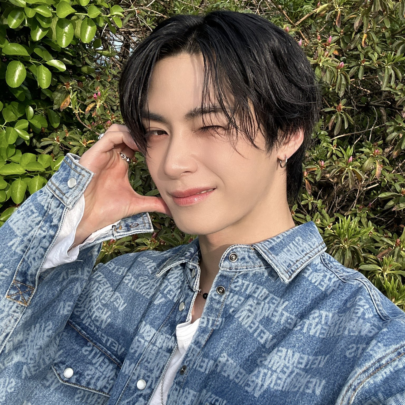 A moment captured by HANGYEOM (OMEGA X)'s fan