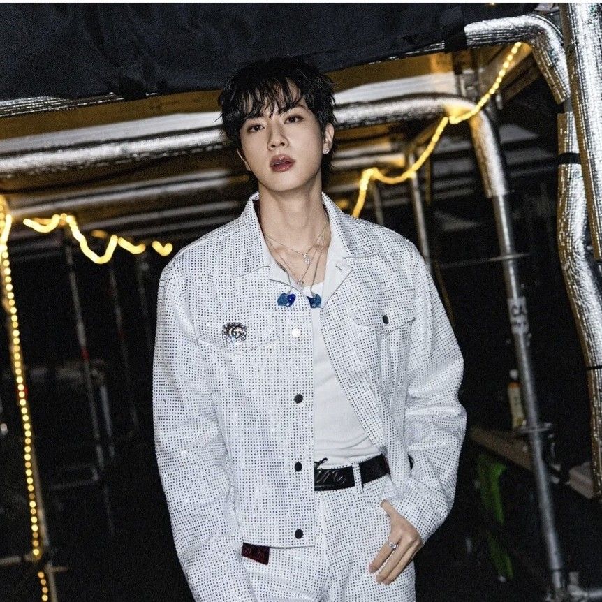 Recent activity shot of Jin (BTS)