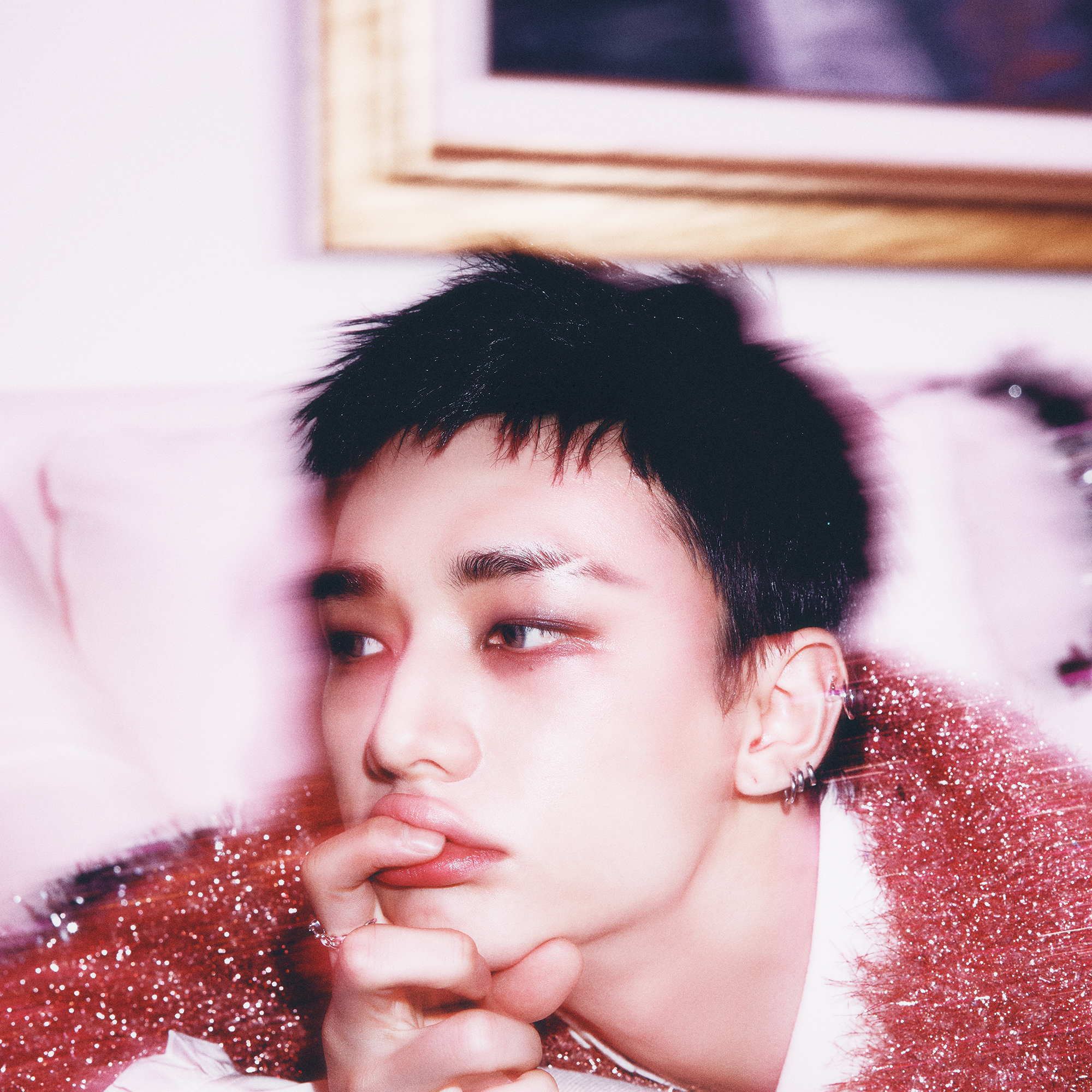 Recent activity shot of Hyunjin (Stray Kids)