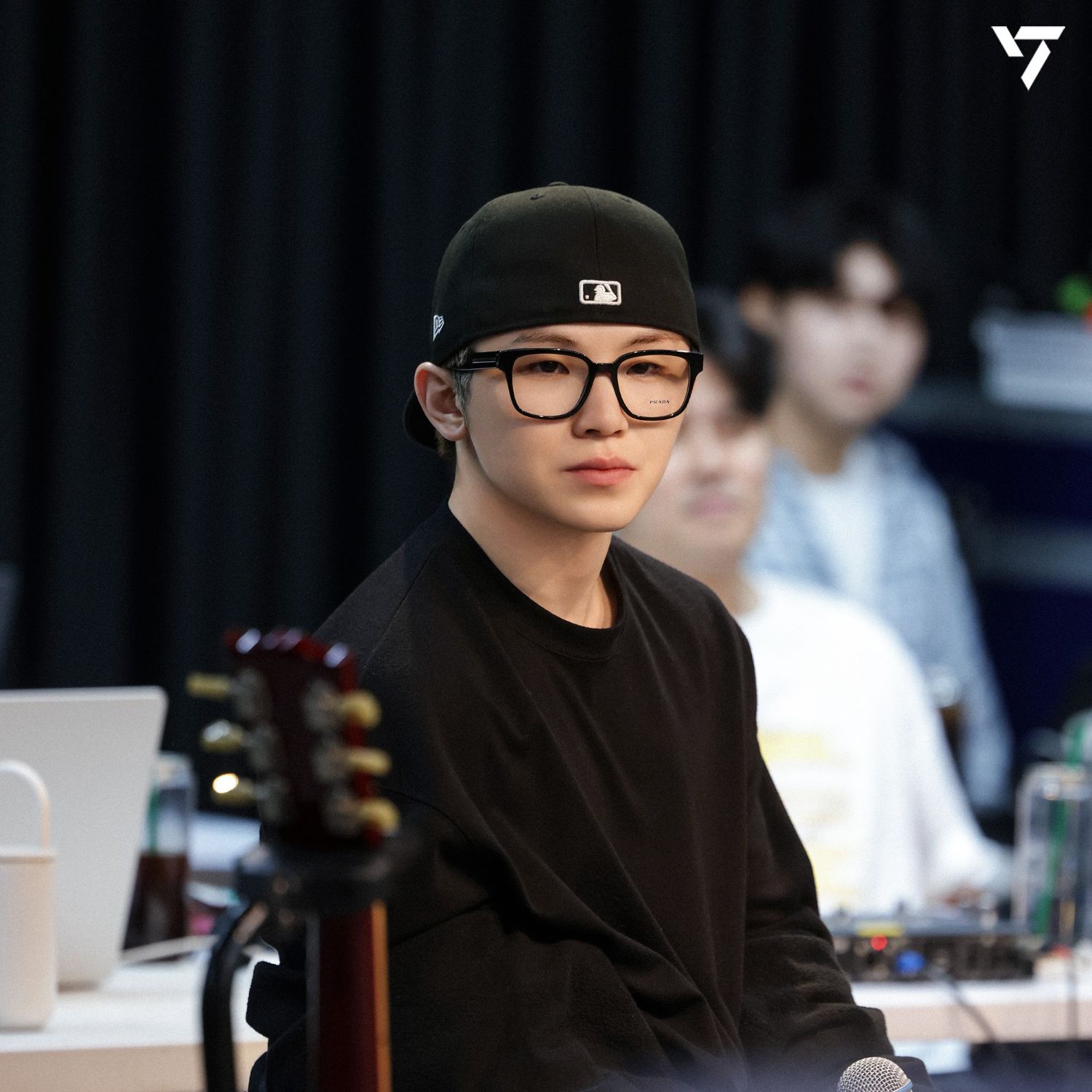 Recent activity shot of Woozi (SEVENTEEN)