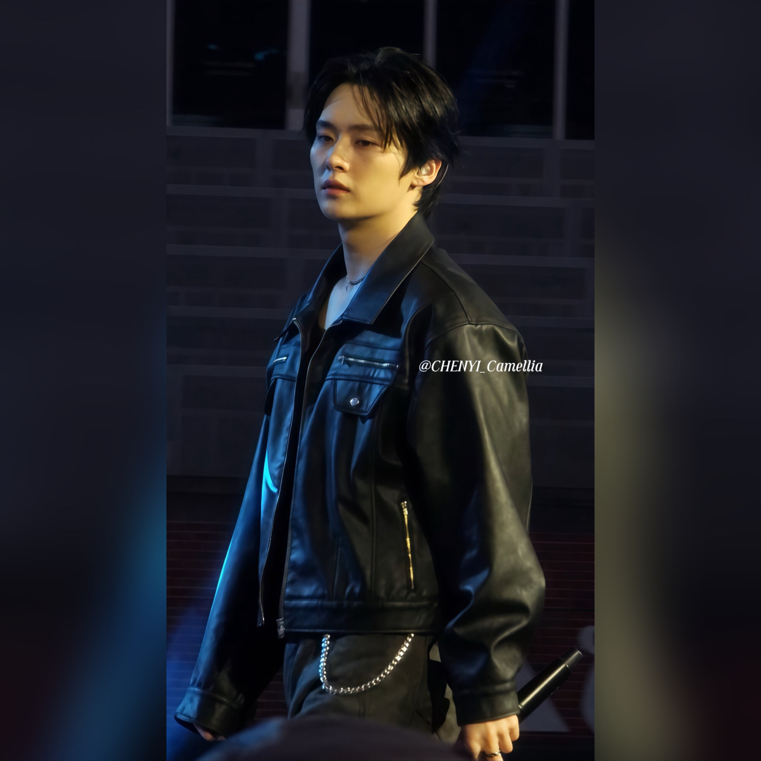 Recent activity shot of Lee Know (Stray Kids)
