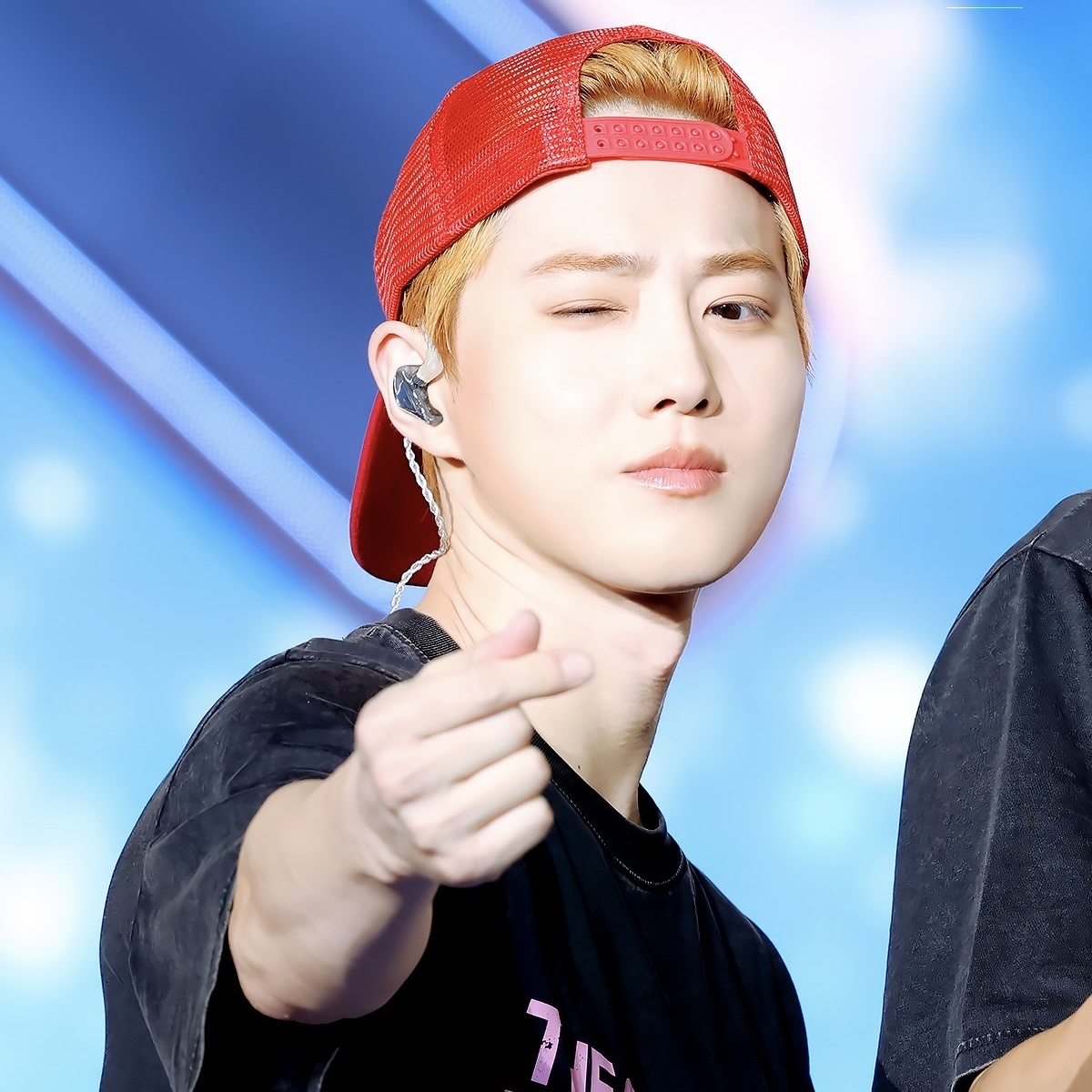 Recent activity shot of Suho (EXO)