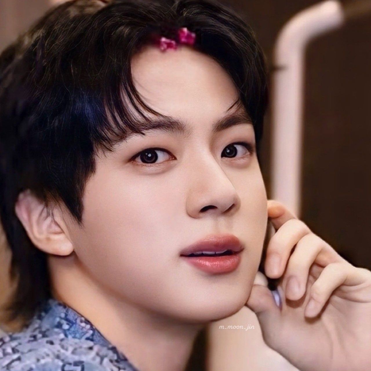 Recent activity shot of Jin (BTS)