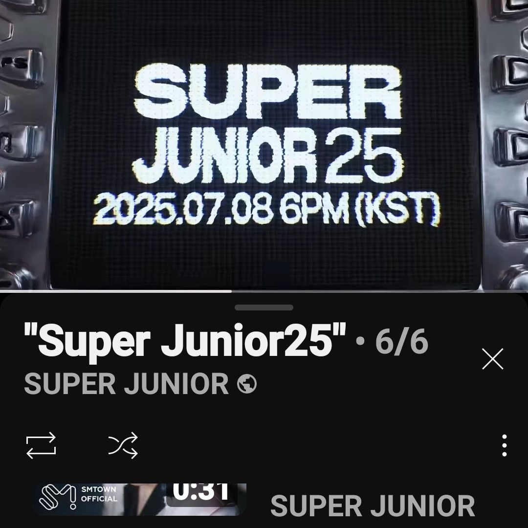 Recent activity shot of Super Junior