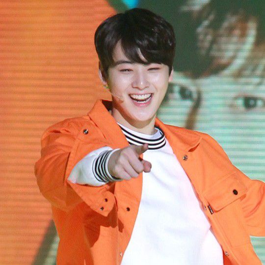 A moment captured by Eunwoo (ASTRO)'s fan