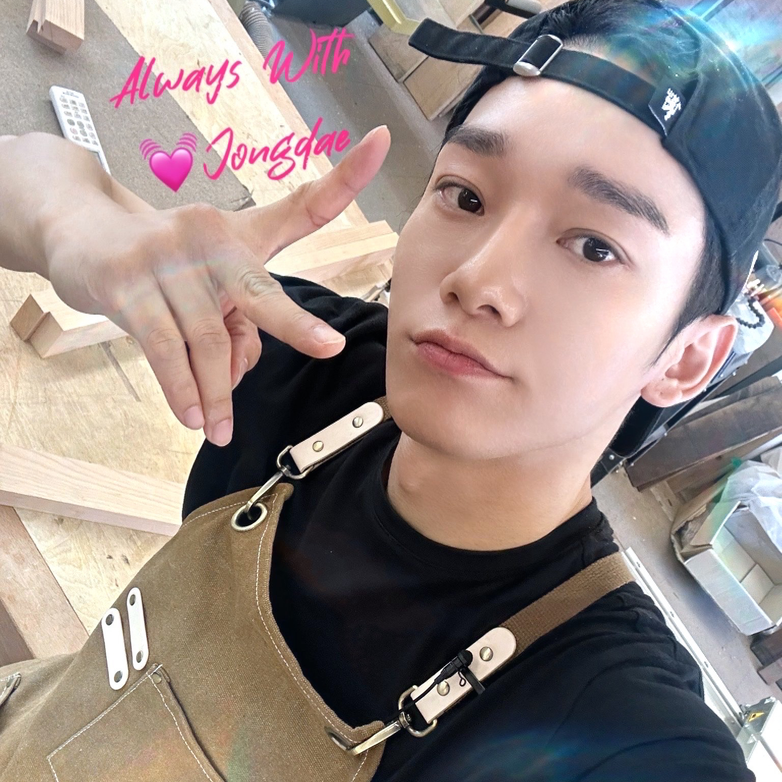 A moment captured by Chen (EXO)'s fan