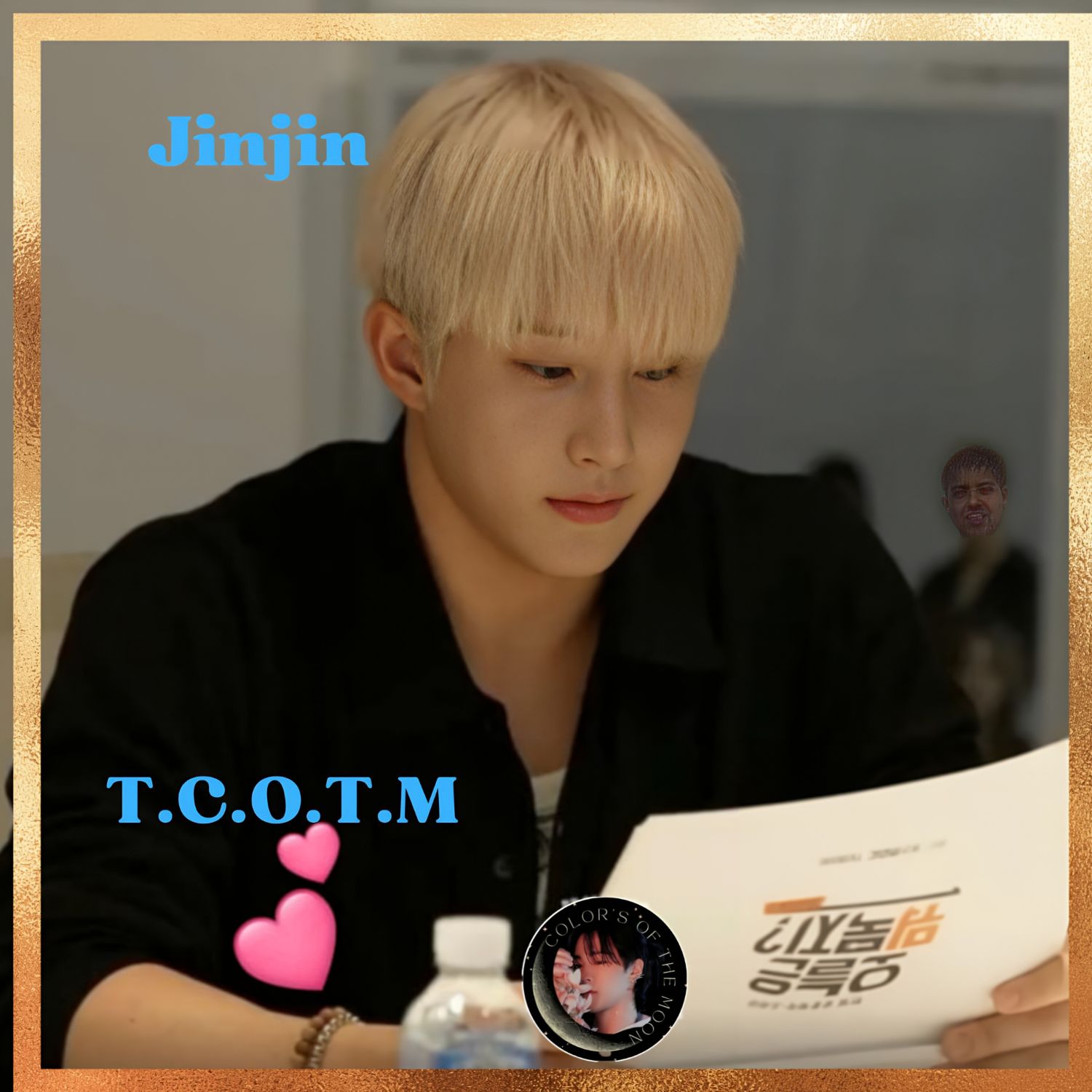 A moment captured by Jinjin (ASTRO)'s fan