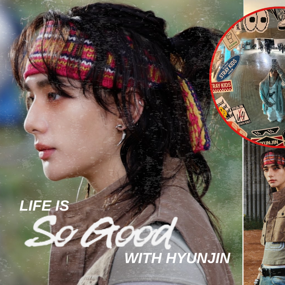 A moment captured by Hyunjin (Stray Kids)'s fan