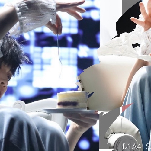 A moment captured by Sandeul (B1A4)'s fan