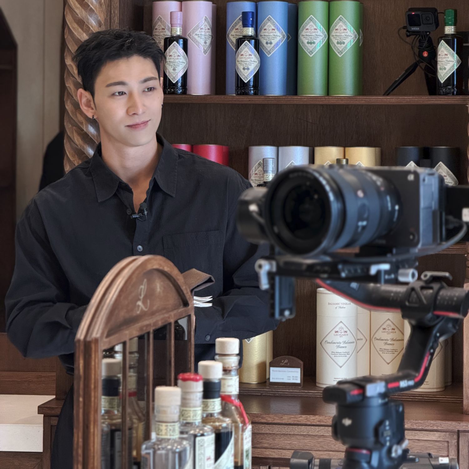 A moment captured by Baekho's fan