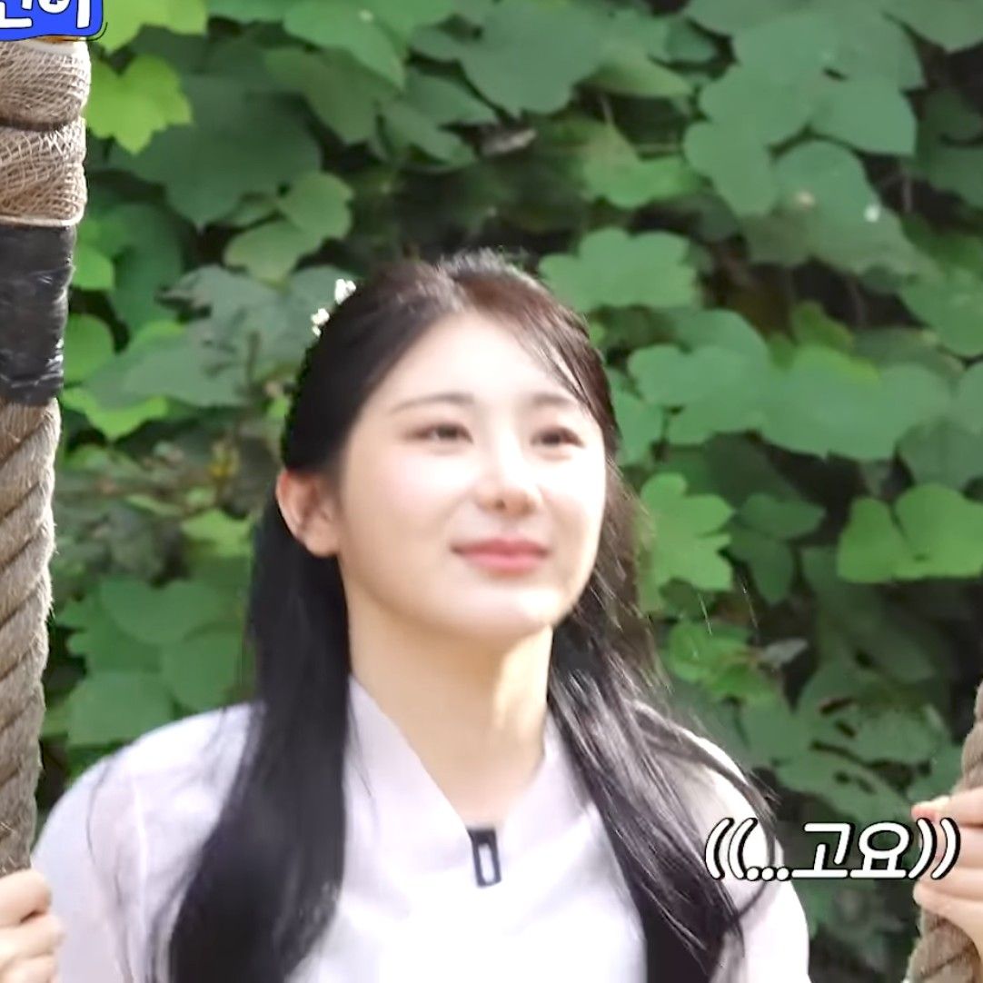 이채연의 비하인드 컷