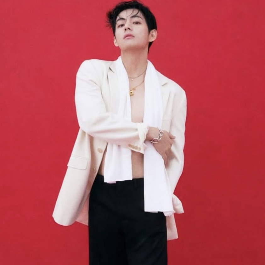 A moment captured by V (BTS)'s fan