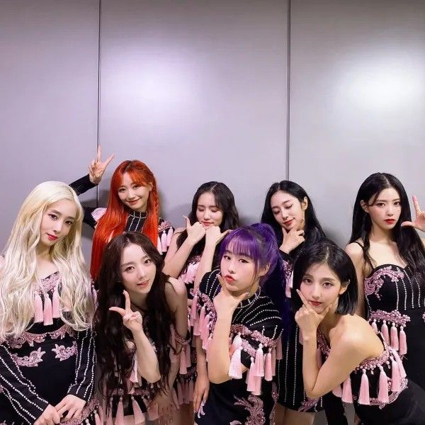 Recent activity shot of Lovelyz