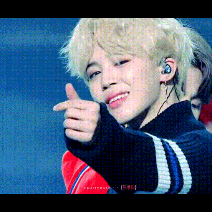 Recent activity shot of Jimin (BTS)