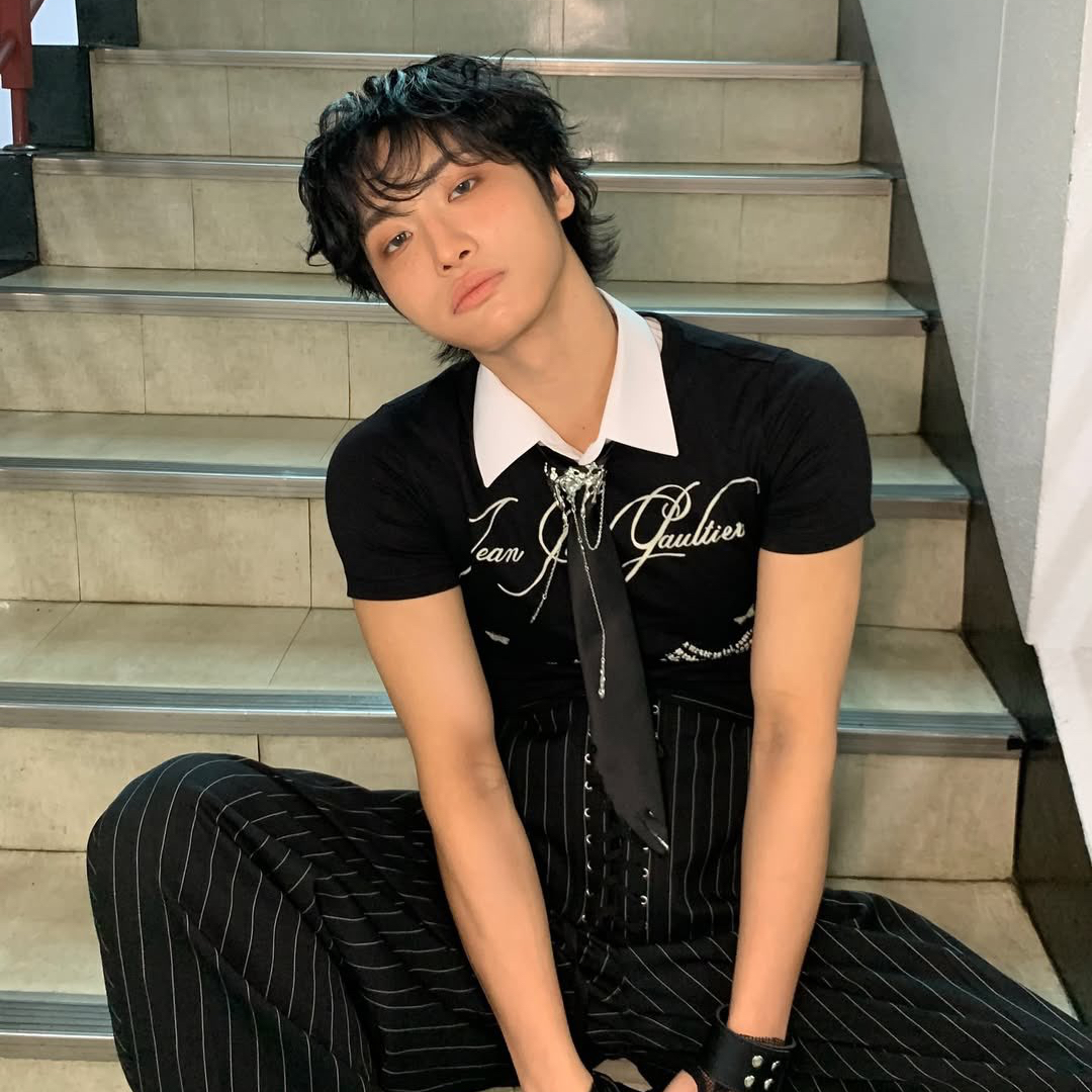Recent activity shot of Seonghwa (ATEEZ)