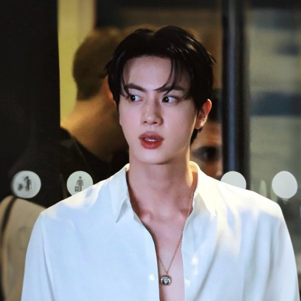 Recent activity shot of Jin (BTS)