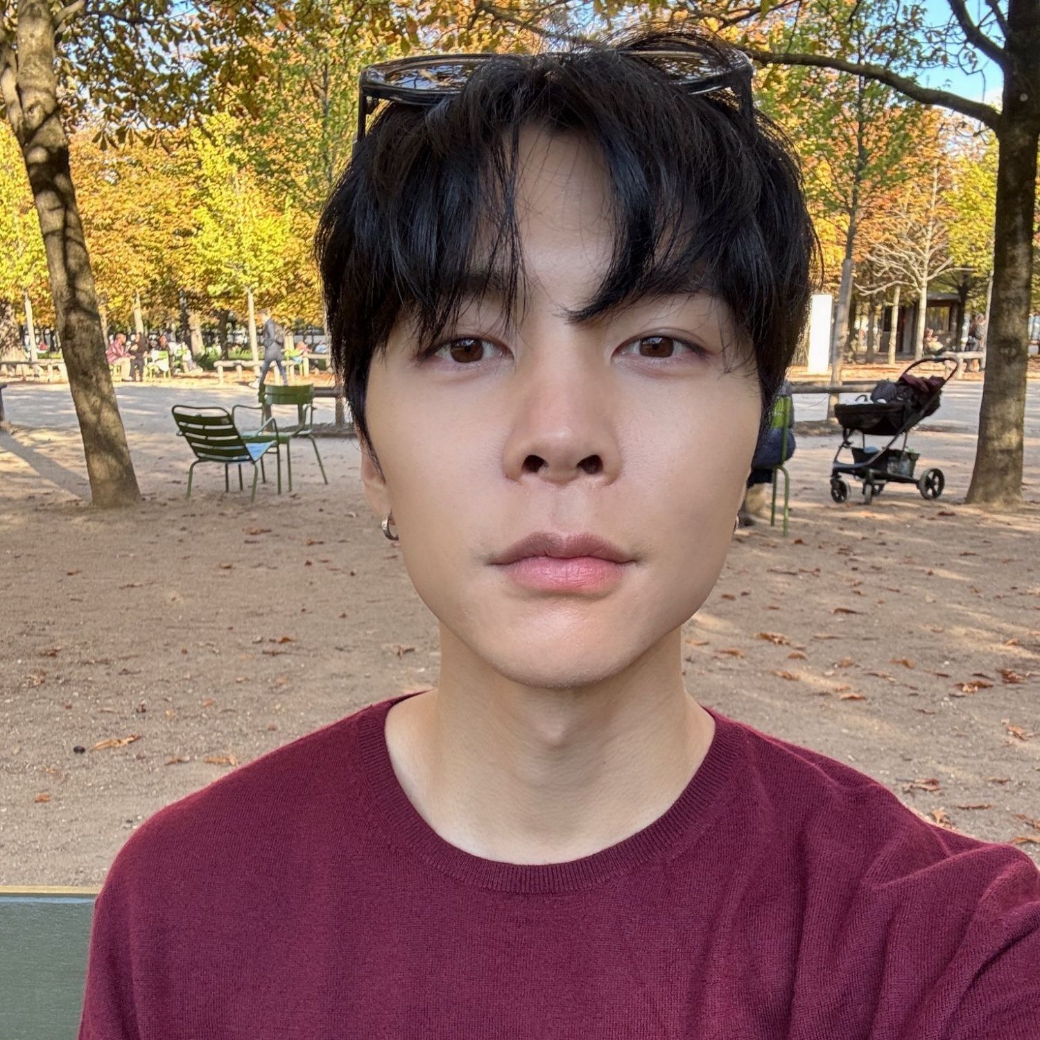 A moment captured by Johnny (NCT 127)'s fan