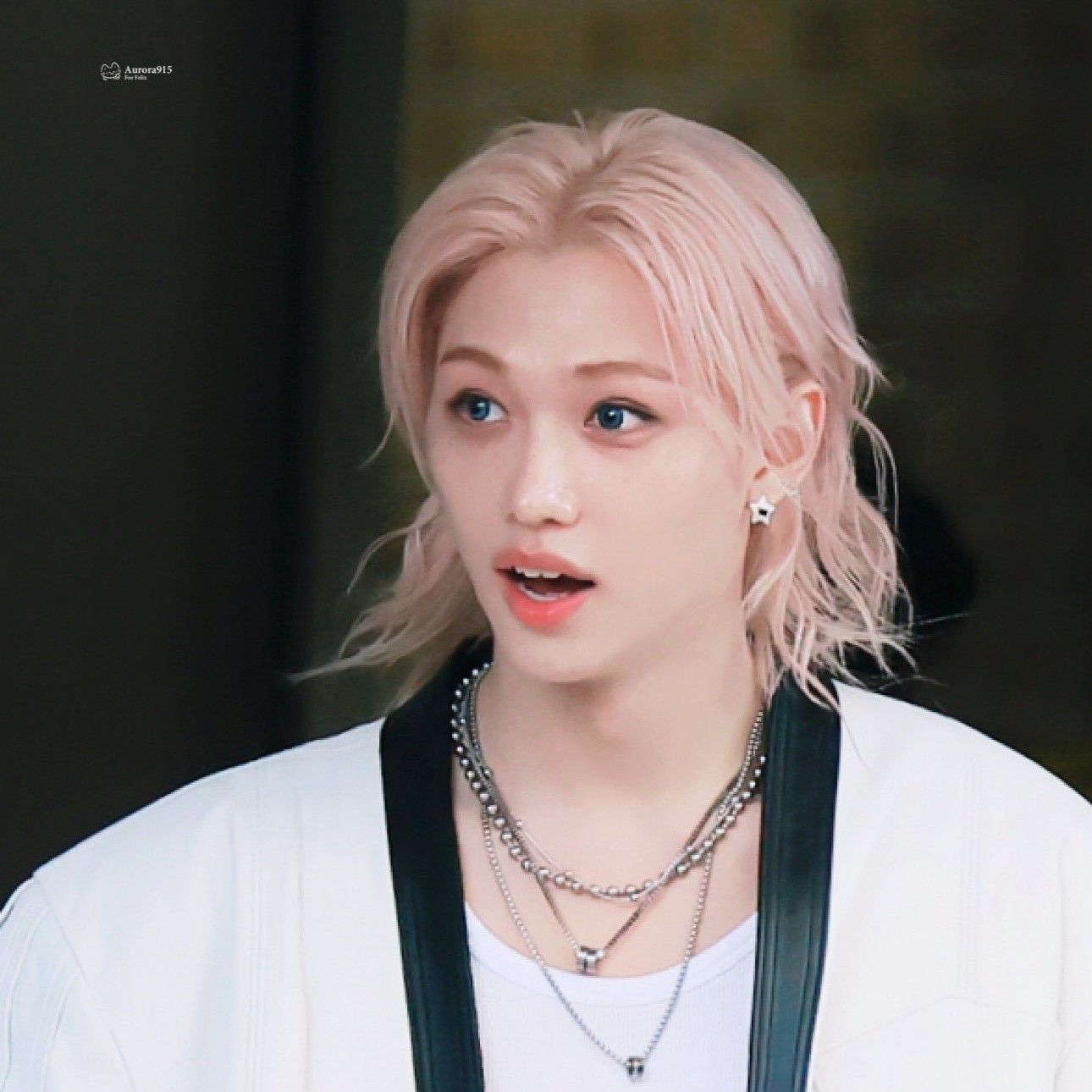 Recent activity shot of Felix (Stray Kids)