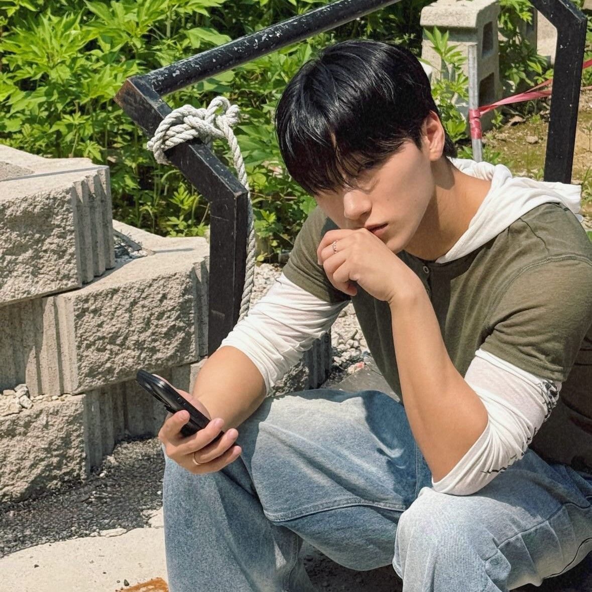 Recent activity shot of San (ATEEZ)