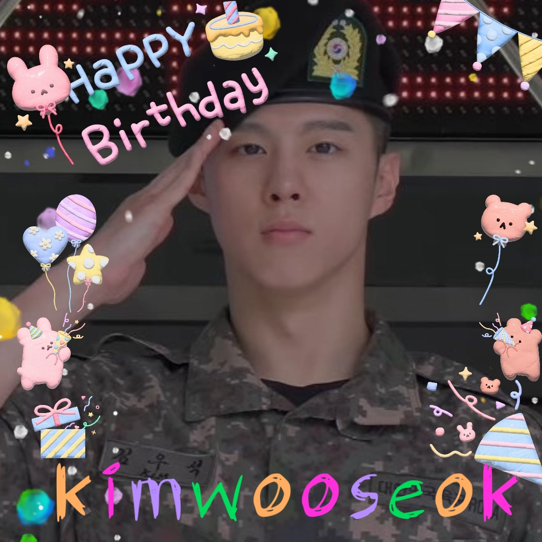 Recent activity shot of Kim Wooseok