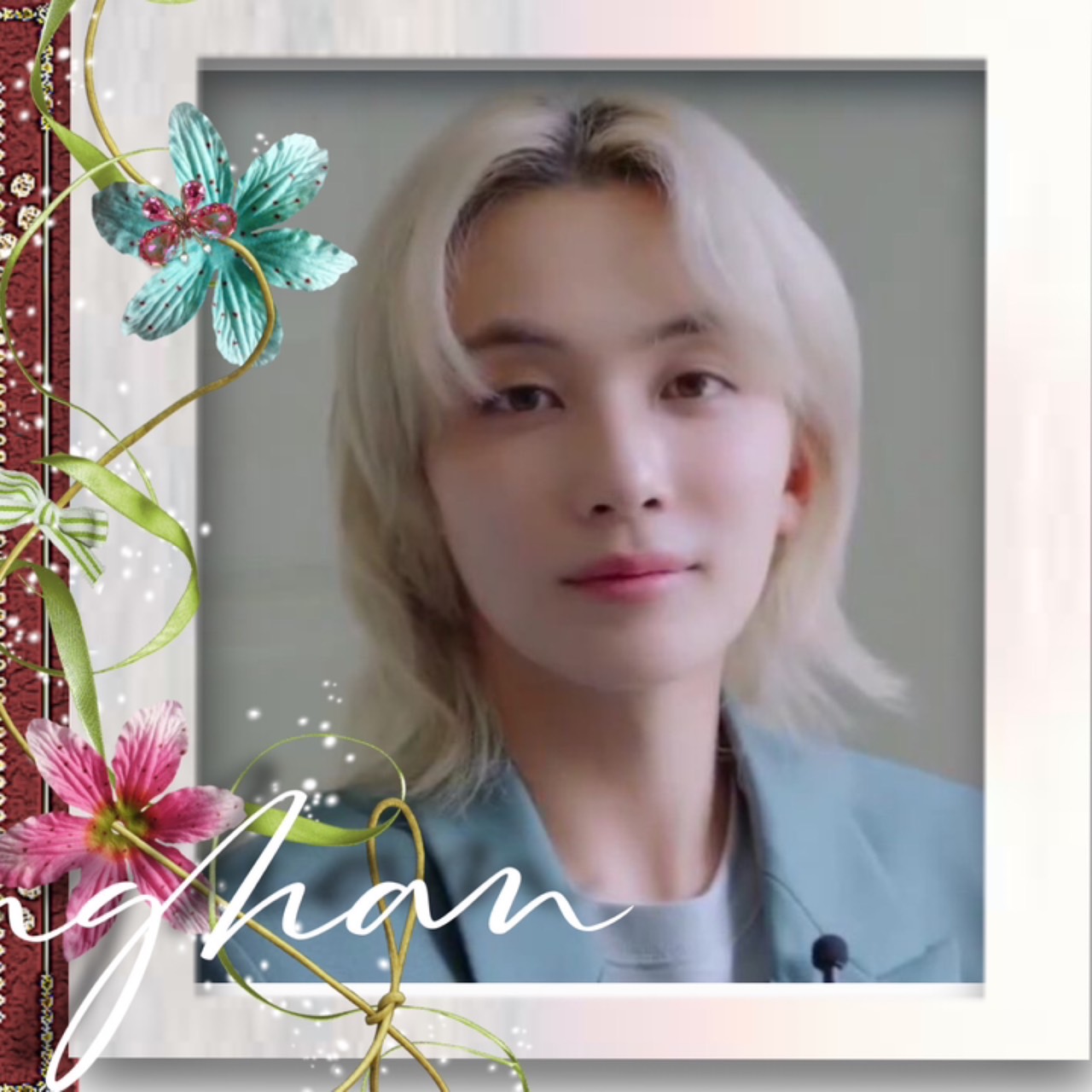 A moment captured by Jeonghan (SEVENTEEN)'s fan