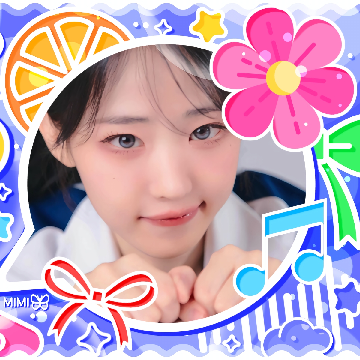 Recent activity shot of Hina (QWER)