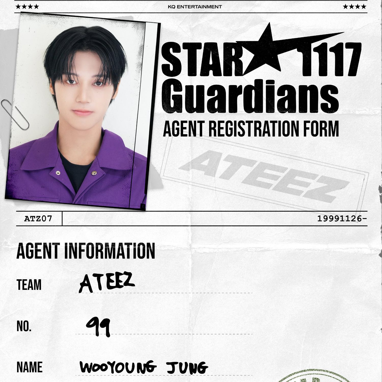 Recent activity shot of ATEEZ