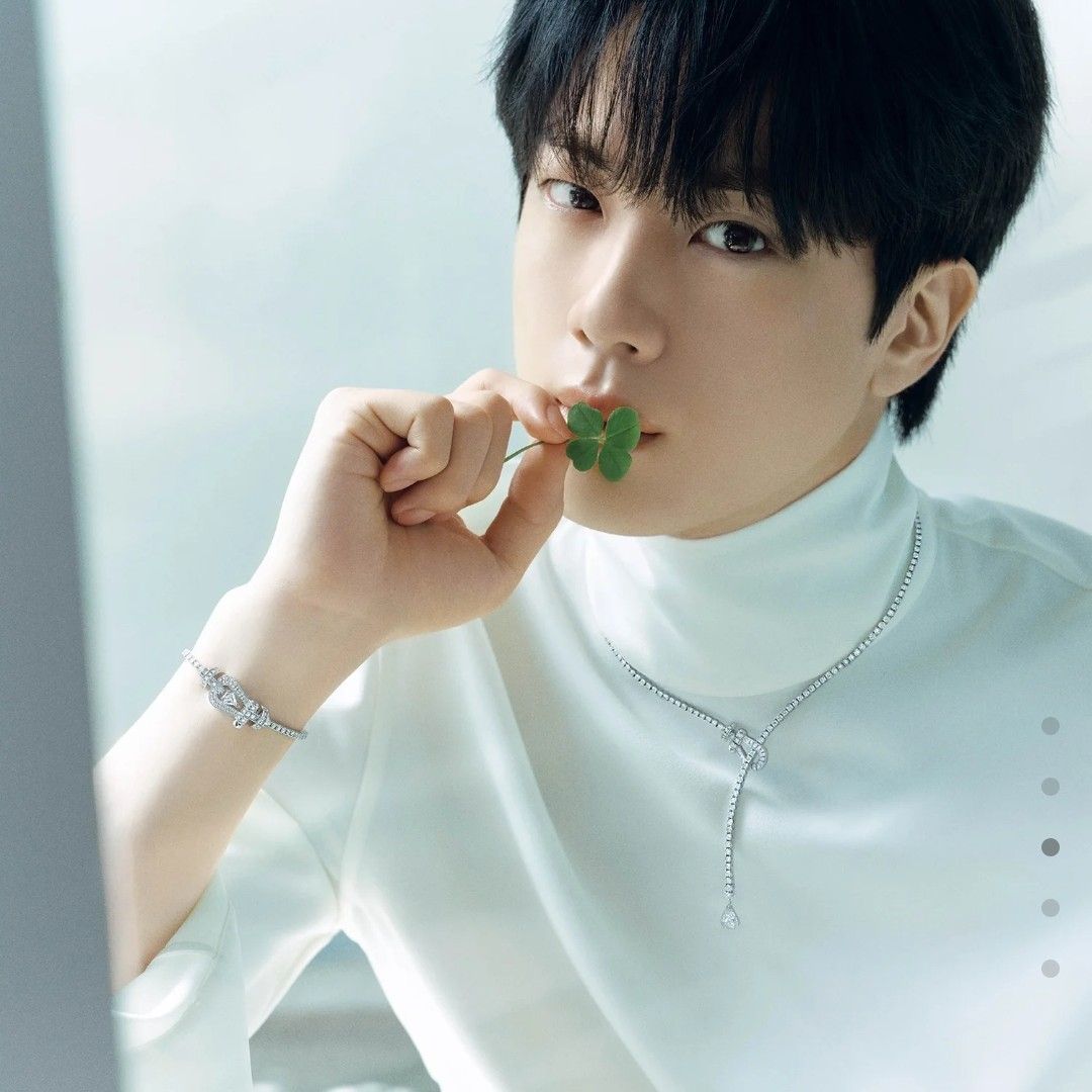 Recent activity shot of Jin (BTS)