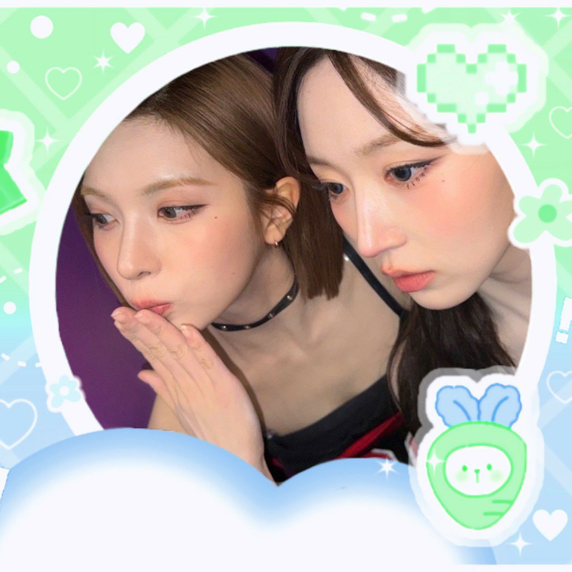 A moment captured by Haewon (NMIXX)'s fan