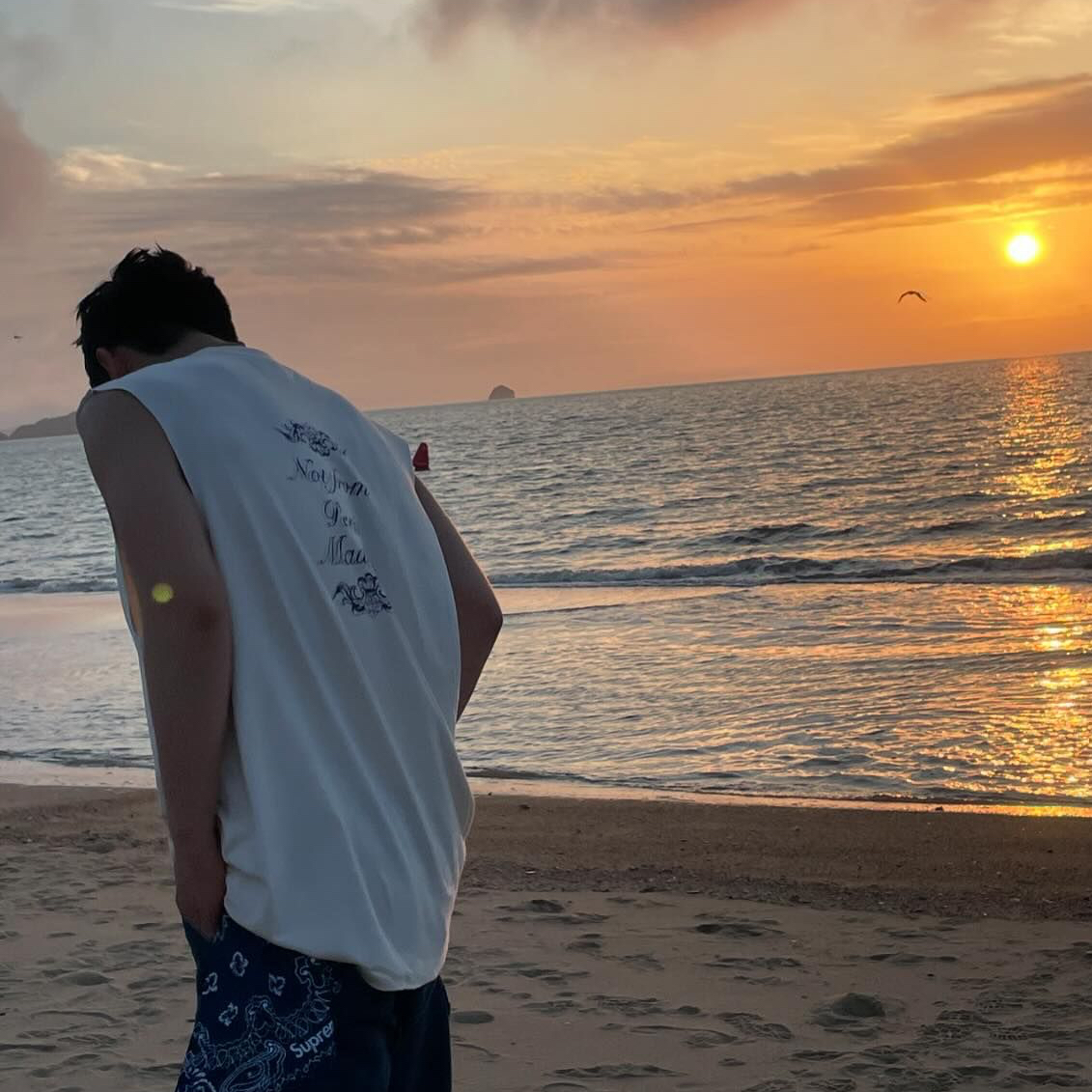 A moment captured by Kim Yohan (WEi)'s fan