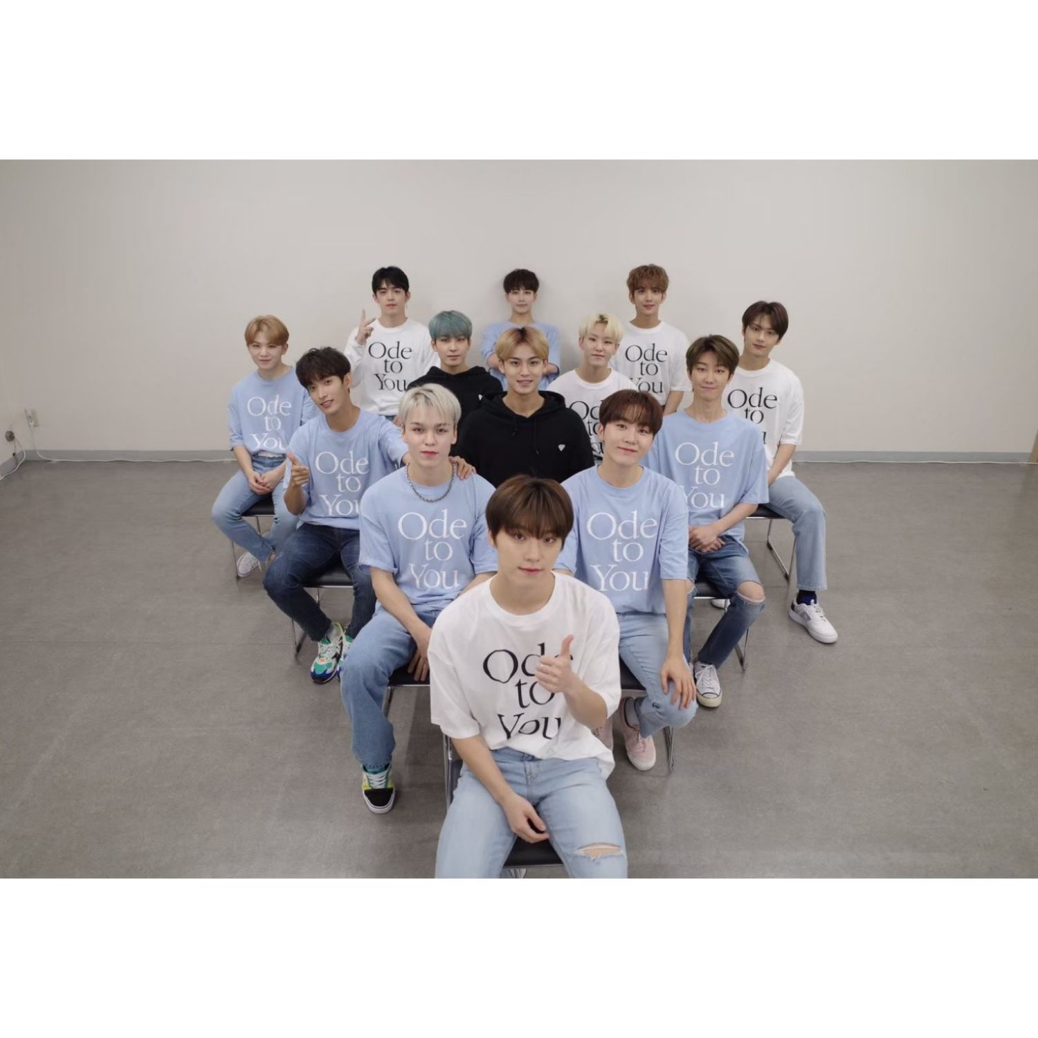 Recent activity shot of SEVENTEEN