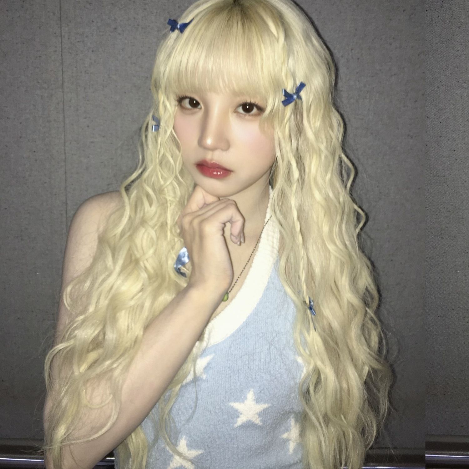 A moment captured by Yuqi (i-dle)'s fan