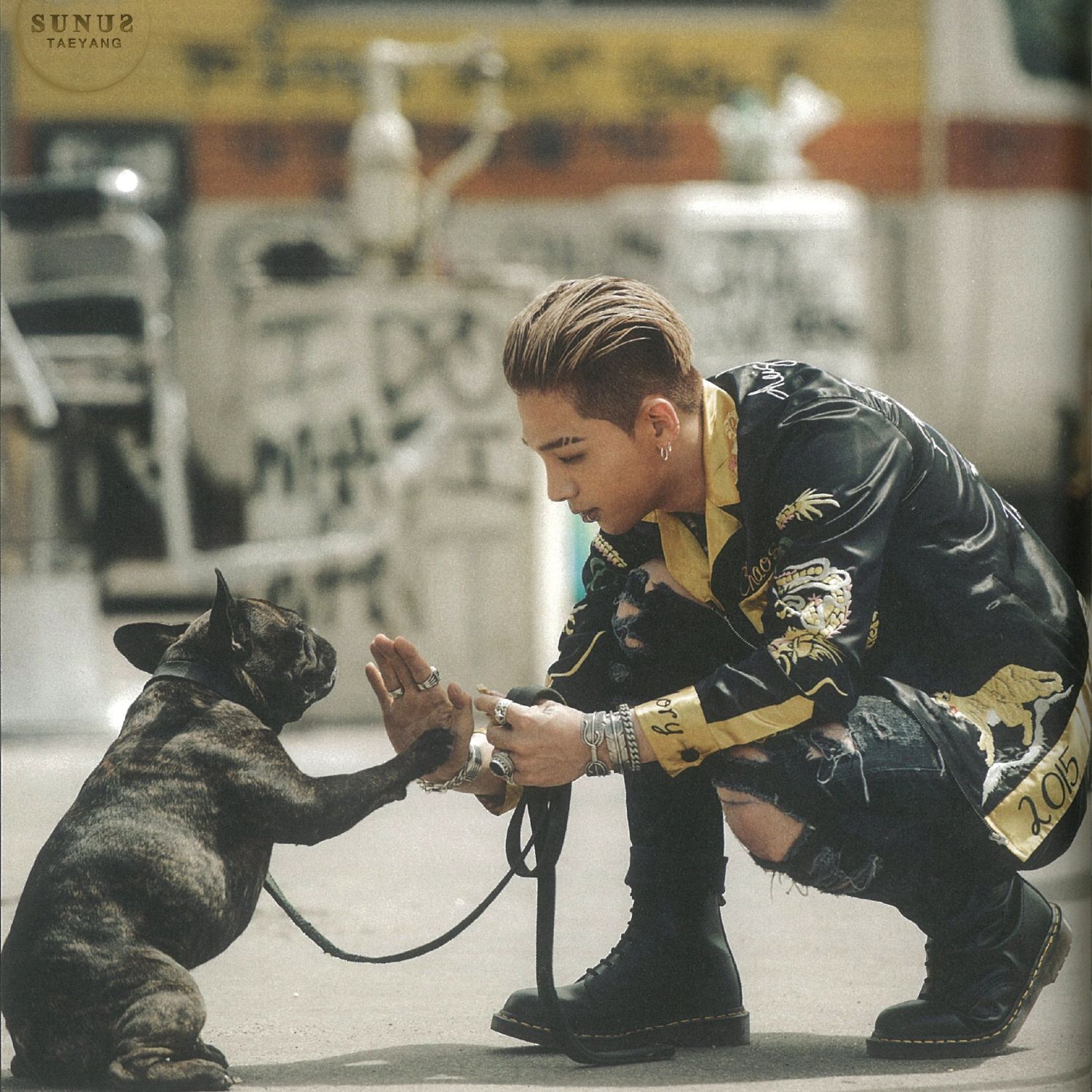 A moment captured by Taeyang (BIGBANG)'s fan