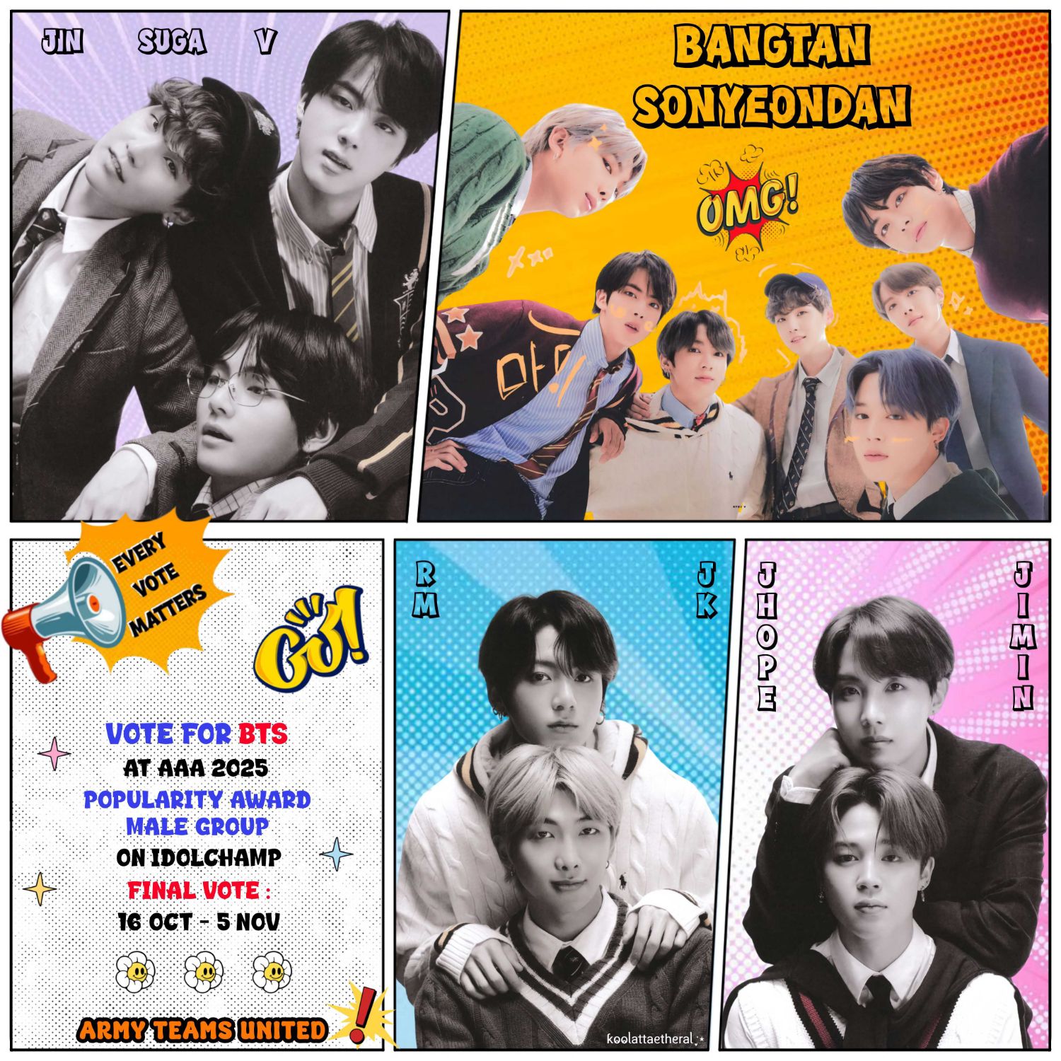 A moment captured by BTS's fan