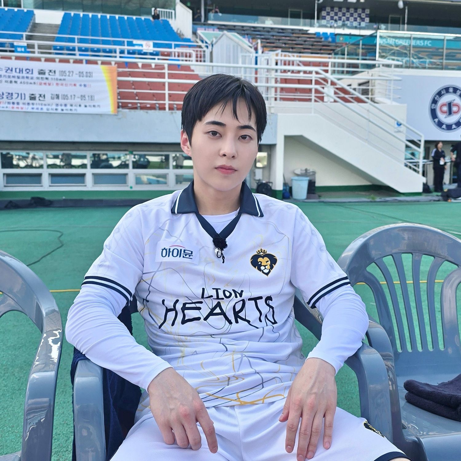 Recent activity shot of Xiumin (EXO)