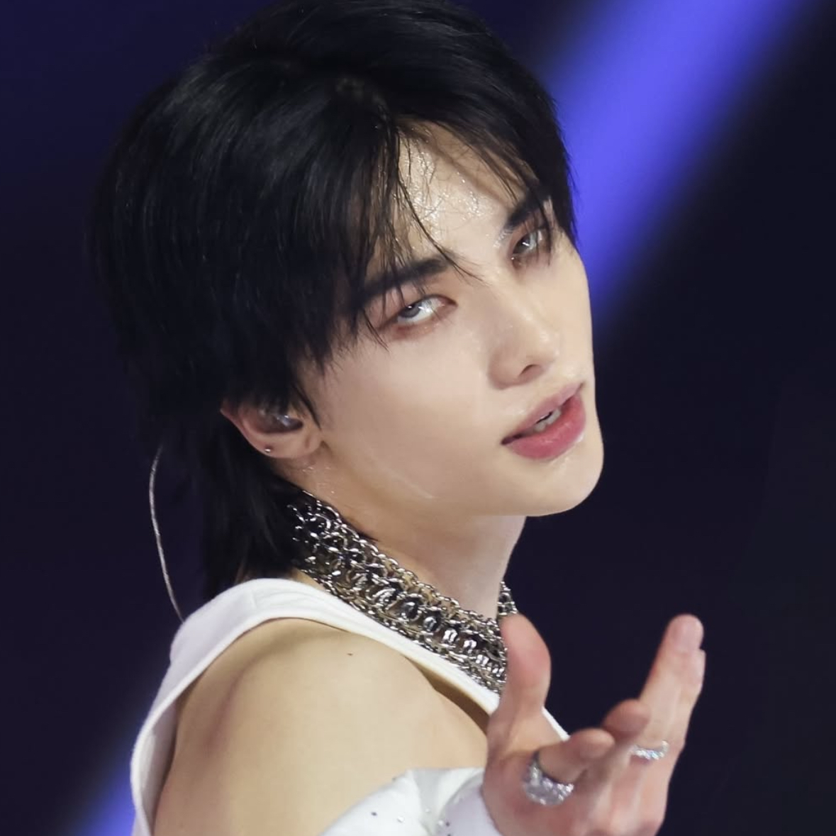 A moment captured by Felix (Stray Kids)'s fan