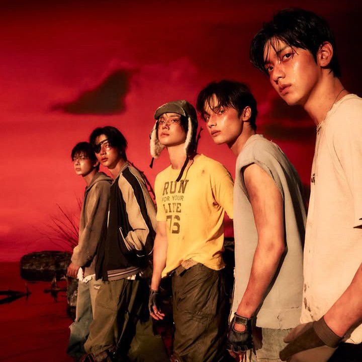 Recent activity shot of TOMORROW X TOGETHER