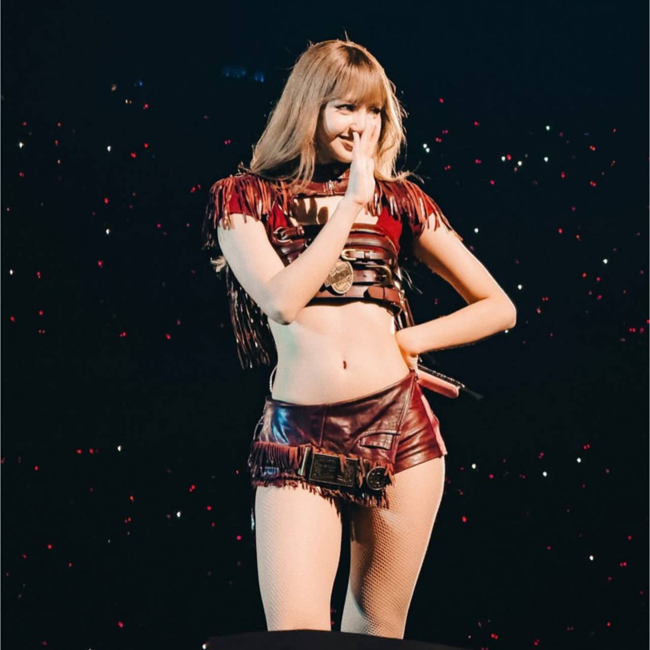 Recent activity shot of Lisa (BLACKPINK)