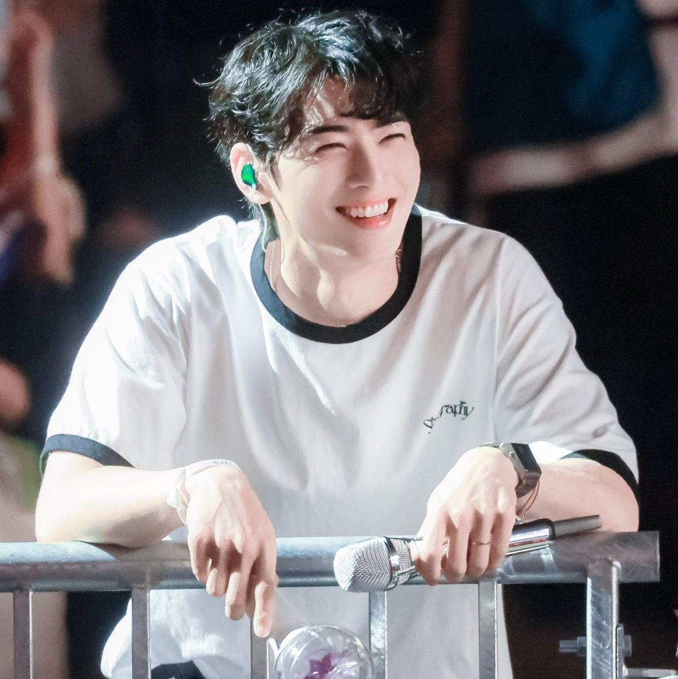A moment captured by Eunwoo (ASTRO)'s fan