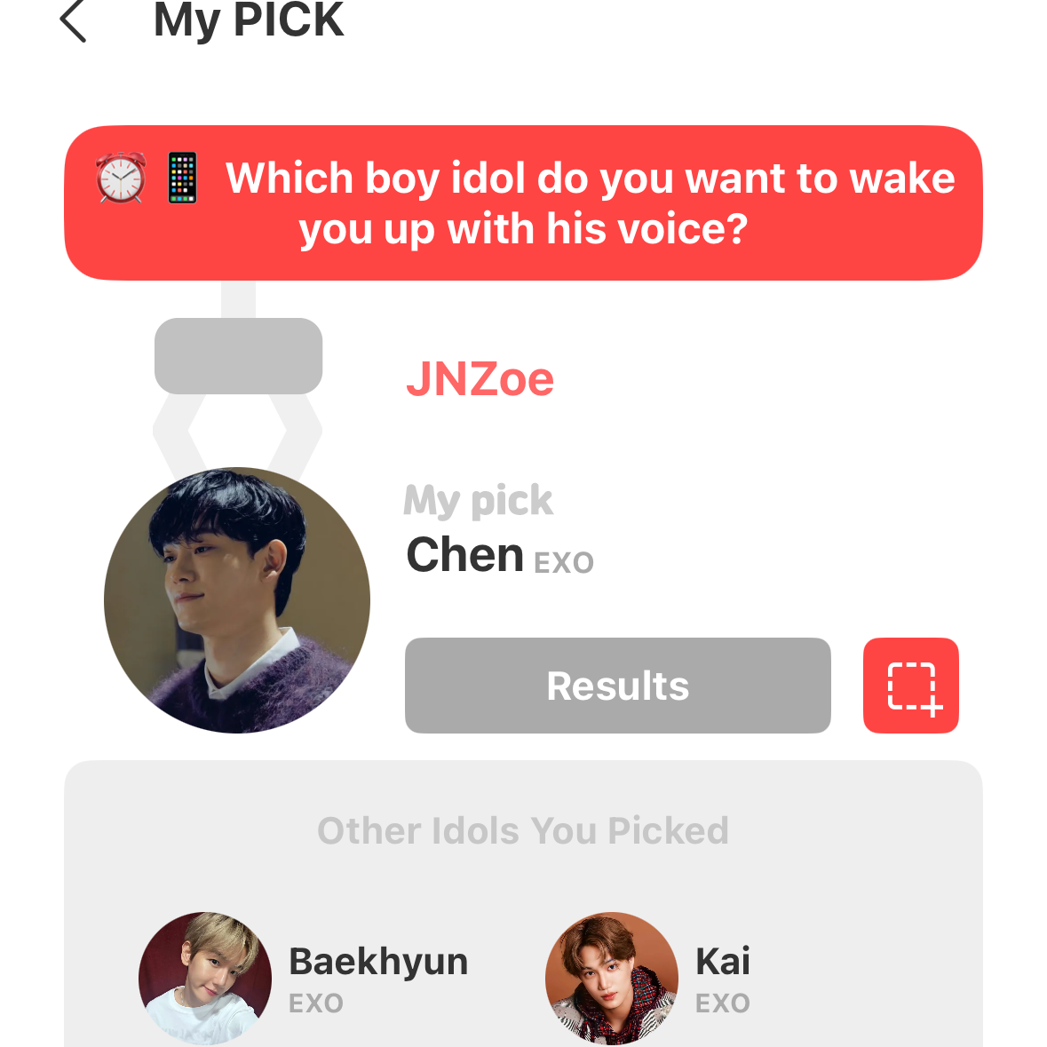 A moment captured by Chen (EXO)'s fan