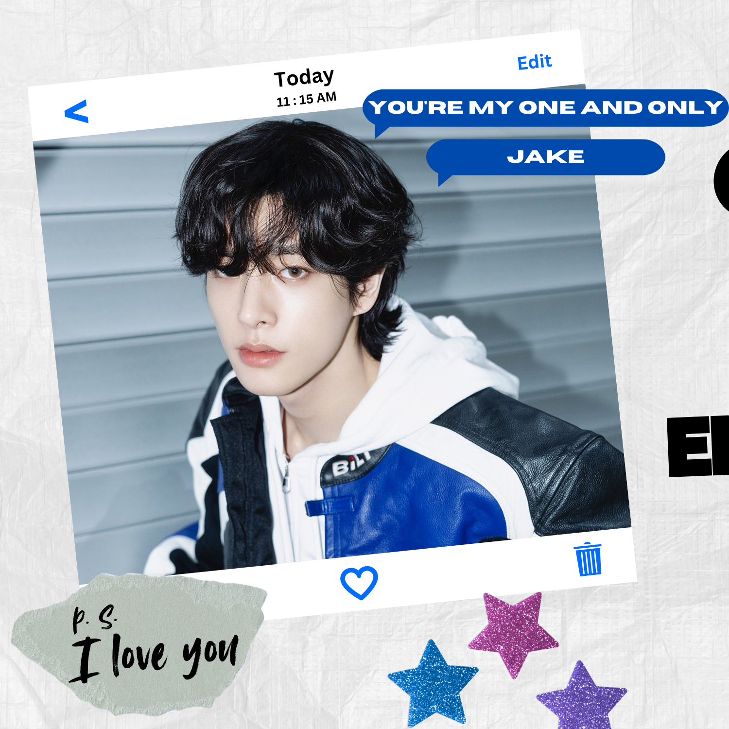 A moment captured by Jake (ENHYPEN)'s fan