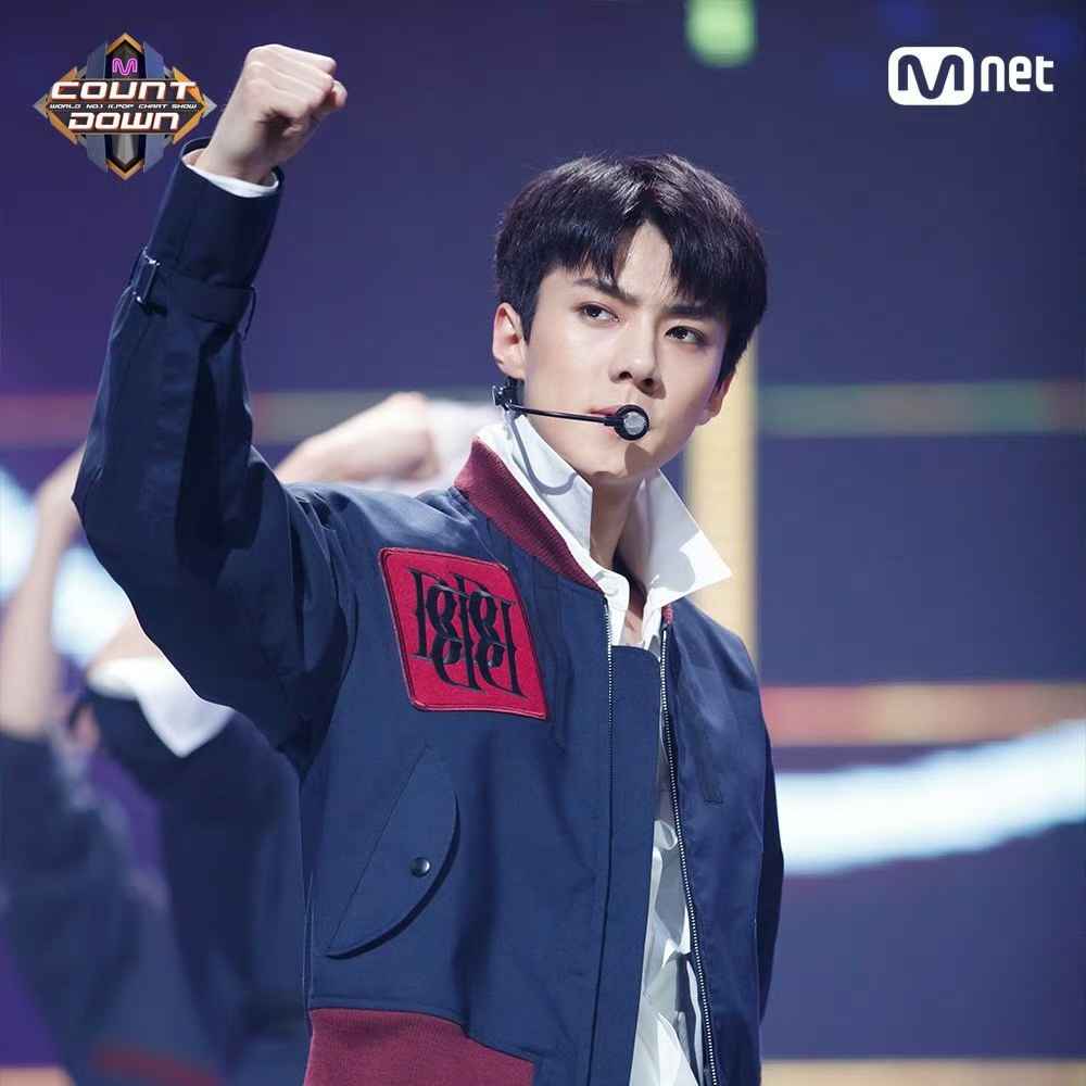 Recent activity shot of Sehun (EXO)
