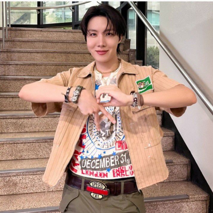 A moment captured by j-hope (BTS)'s fan