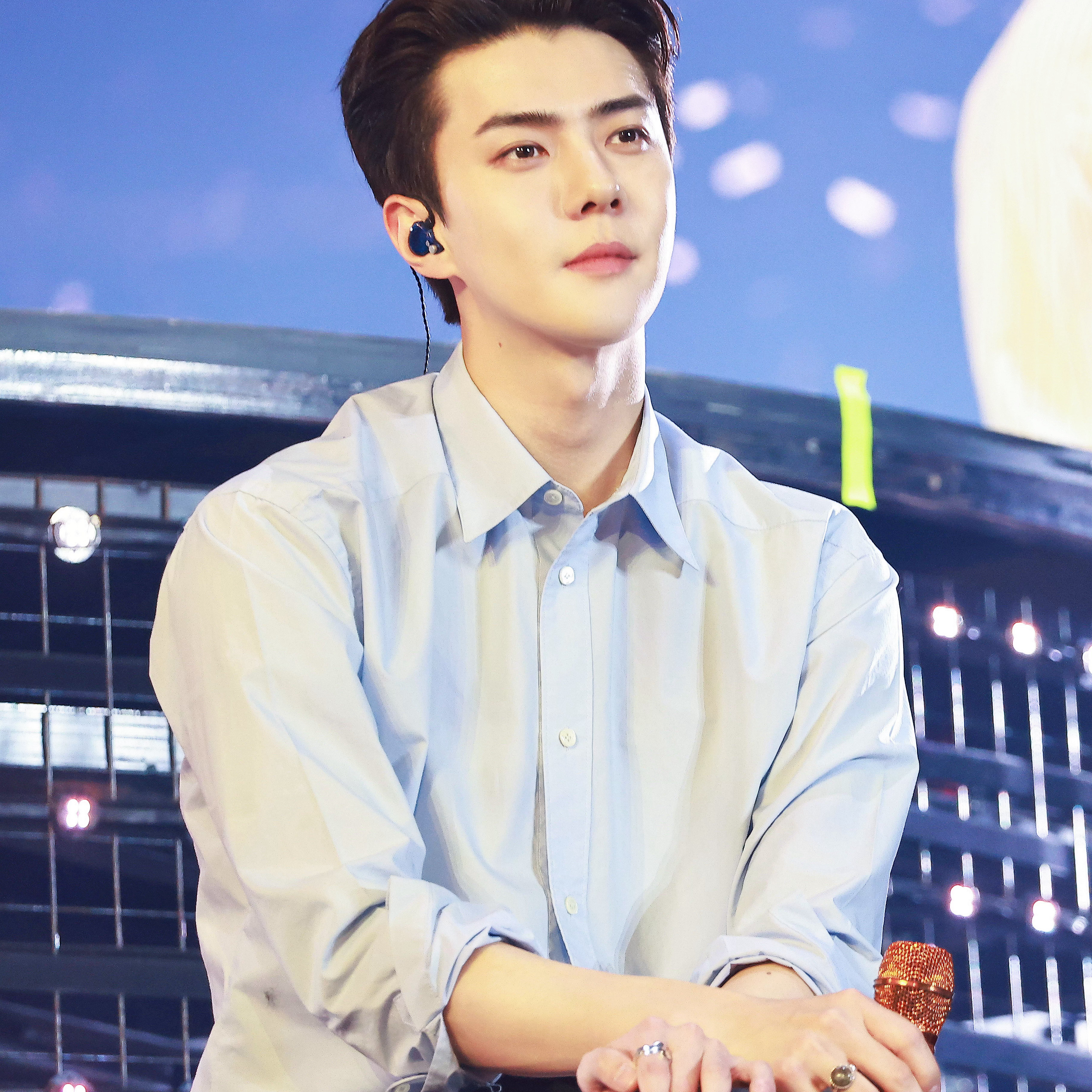 Recent activity shot of Sehun (EXO)