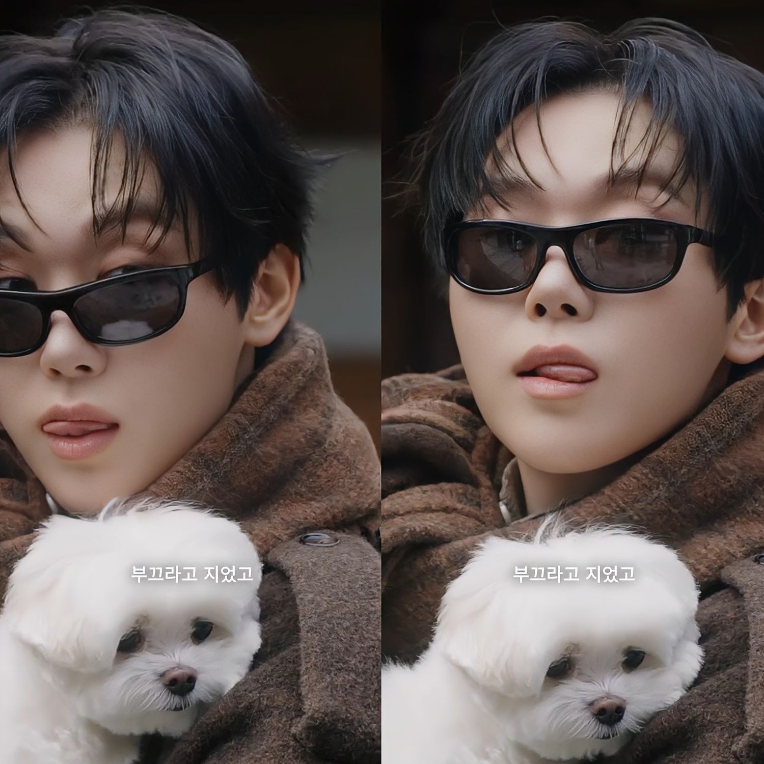 A moment captured by Seungkwan (SEVENTEEN)'s fan