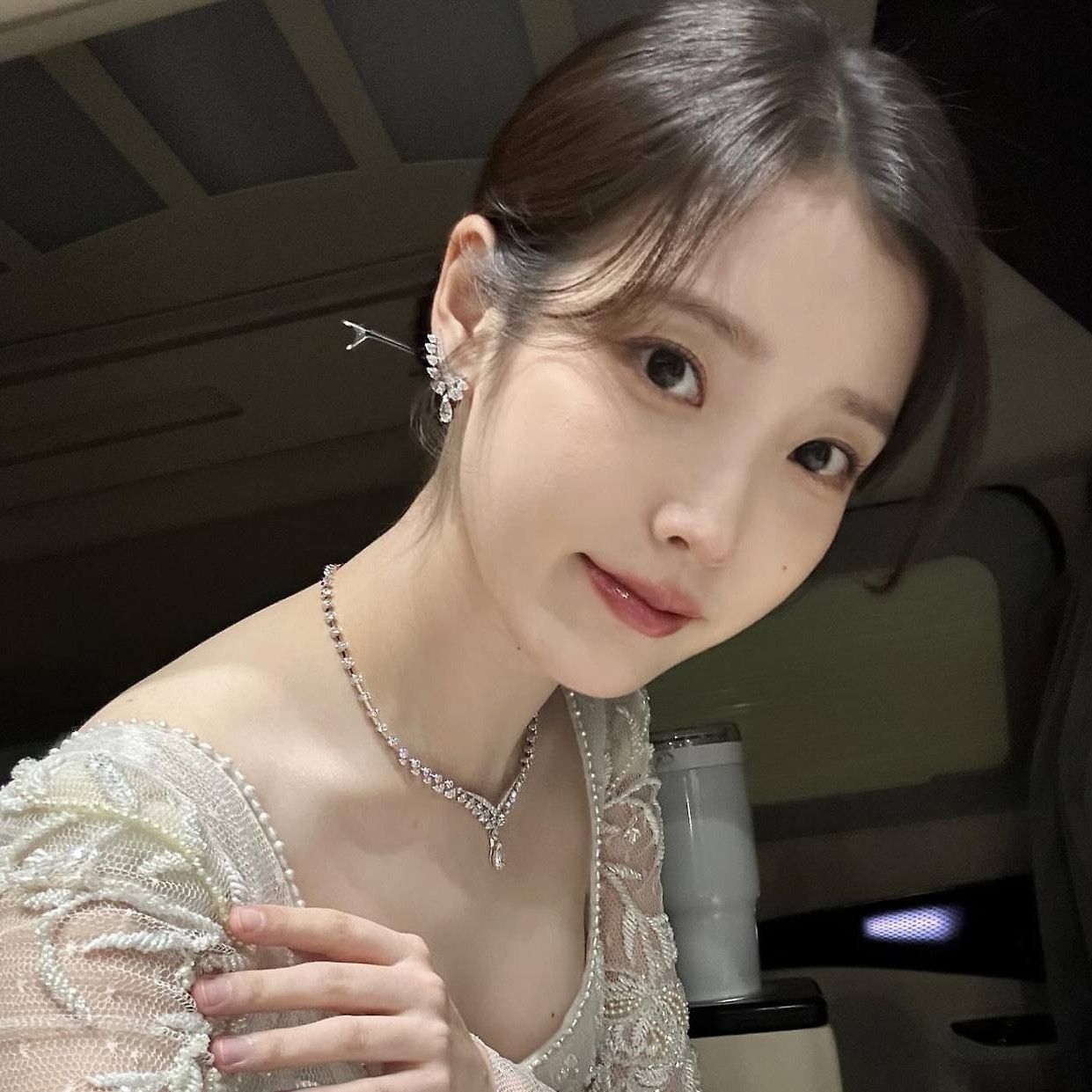 A moment captured by IU's fan